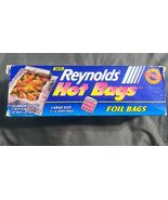 Vintage Reynolds Hot Bags 3 Pack Large Size Aluminum Foil Bags Discontin... - €17,14 EUR