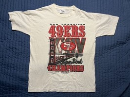 Vintage DISTRESSED Starter 1990 San Francisco 49ers Super Bowl Champions... - £15.58 GBP