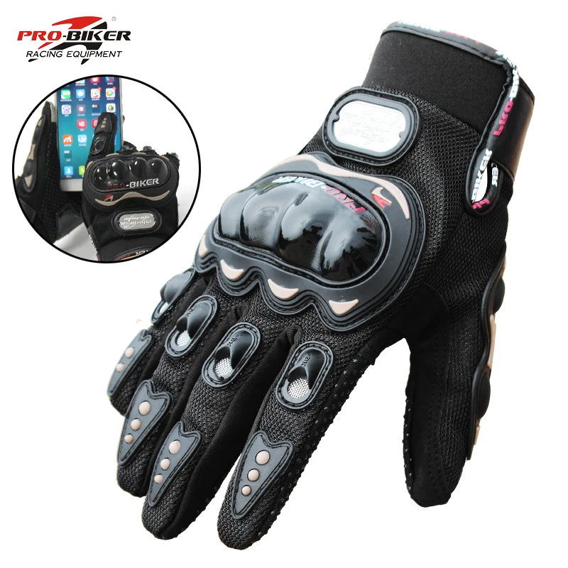 Rcycle winter male thermal heating glove women driving moto cross sports finger scooter thumb200