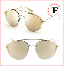 Christian Dior Stronger Gold Mirrored Aviator Rimless Sunglasses Diorstronger - £158.98 GBP