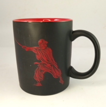 Black Musashi Miyamoto Mug 15oz &quot;Today Is Victory Over Yourself Of Yesterday...&quot; - £14.33 GBP