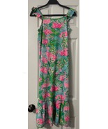 Lilly Pulitzer Girls Odette Midi Dress Multi Floridita Size  XL (12-14) ... - $25.98