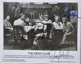 THE MEN&#39;S CLUB Cast Signed Photo x3 - Roy Scheider, Frank Langella, Rich... - £254.99 GBP