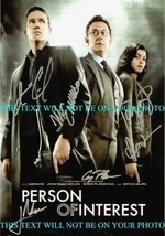 Person Of Interest Cast Signed 8x10 Photo Jim Caviezel Michael Emerson Henson + - $18.99