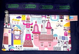 LeSportSac Artist in Residence Katharina Leuzinger Printed Fabric Zipper Pouch!  - £15.02 GBP