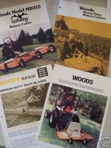 Woods Mowers and Blades Brochures - Lot of 4 - £7.99 GBP