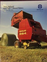 1995 New Holland 634, 644, 654, 664 Round Balers Brochure - $10.00
