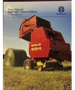 1995 New Holland 634, 644, 654, 664 Round Balers Brochure - £7.99 GBP