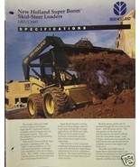 1994 New Holland L865, Lx865 Skid Steer Loaders Brochure - £7.96 GBP
