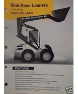 1987 New Holland L553, L554, L555 Deluxe Skid Steer Loaders Brochure - £7.96 GBP