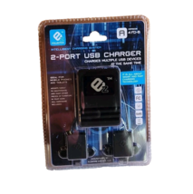 2-Port USB Charger BY EZ Collection Version 2FD-B New in Blister Package - $279.60 MXN
