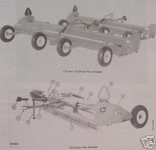 John Deere 100 Series Flail Shredders Operator&#39;s Manual - £7.99 GBP