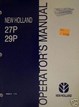 New Holland 27P,29P Pickup Head for FP230,FP240 Forage Harvester Operator Manual - £7.99 GBP