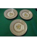  Great  JOHNSON BROS. China &quot;Old Granite&quot; FRUIT SAMPLER  Set of 3 Saucers - £4.42 GBP