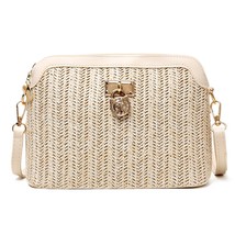 Boho Women Straw  Bag Woven Beach Fashion  Crossbody Messenger Bags - £48.97 GBP