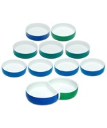 BLOCK BLUE GREEN CHROMATICS DISHES BOWLS GARISH DISH GERMANY - $183.44 MXN