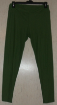 NEW WOMENS LuLaRoe PLAIN GREEN LEGGINGS  SIZE Tall &amp; Curvy - £26.09 GBP