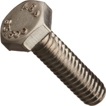 Small Parts 316 Stainless Steel Hex Bolt, Plain Finish, Hex Head,, Pack Of 5 - $24.97