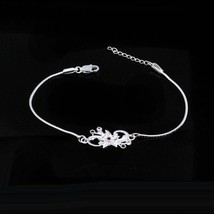 Real 925 Silver bracelet Rakhi for men women 8.2&quot; - £29.89 GBP