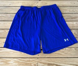 Under Armour Men’s Athletic shorts Size XL Blue B12 - $16.73