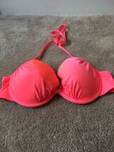 H&amp;M Women&#39;s Swim Top Bra Padded with Back Tie Neck Straps Size 36D - $38.61 CAD