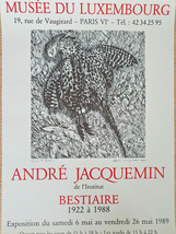 Jacquemin - Original Exhibition Poster – Luxembourg Museum Paris - Poster - $139.42