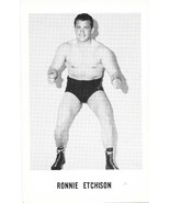 RONNIE ETCHISON 1970s Boyd Pierce Wrestling Photo Card NWA, CSW - $31.56 CAD
