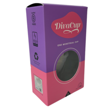 Diva Cup One Menstrual Cup Model 1 For Ages Between 19 and 30 New Sealed Box - $11.57