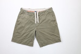Vintage 90s Ralph Lauren Mens Size 35 Faded Heavyweight Shorts Green Cotton - $49.45
