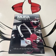 MURA Red Set 1 Folding BRAND NEW Stereo Plug 1/4 3 Conductor vintage - £49.89 GBP