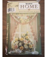 SIMPLICITY HOME # 8697 DESIGN YOUR OWN JABOT &amp; SWAGS SEWING PATTERN - $12.11 CAD