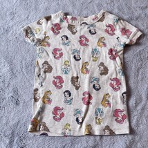 Baby GAP Disney Princess Graphic T Shirt Beige Girls Size 5 Toddler - £13.92 GBP