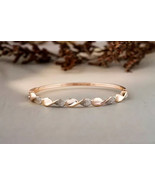 4Ct Round Cut Lab Created Diamond Bracelet in 14K Rose Gold Plated for W... - $5,833.01 MXN