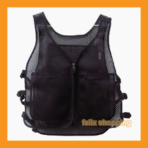 Ice Vest 6 Cooling Packs Short Jackets Cool Vests Clothing Motorcycle - £35.39 GBP