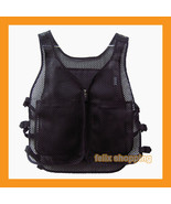 Ice Vest 6 Cooling Packs Short Jackets Cool Vests Clothing Motorcycle - £35.84 GBP