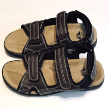 Dockers Brown Mens Size 8W Newpage Sandals Foam Memory Footbed Casual Ad... - $16.66