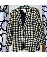 Benard Holtzman, Harve Benard, houndstooth one button blazer size 8 - £25.98 GBP