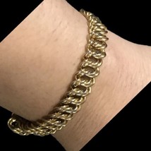 Vintage Trfari Gold Tone Bracelet 7.25” - £25.35 GBP