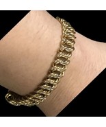 Vintage Trfari Gold Tone Bracelet 7.25” - $38.89 CAD