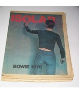 David Bowie Isolar Concert Tour Program Vintage 1976 Newspaper Large For... - €344,58 EUR
