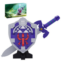 Master Sword and Hylian Shield Model Building Block Set for Game Collection Gift - £29.88 GBP