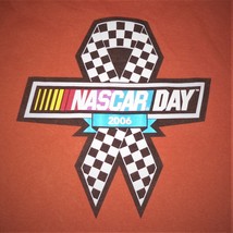 NASCAR DAY 2006 ~ T-SHIRT ~ Sz L / Large ~ vg  WINNING FLAG DESIGNS FRON... - $16.34