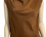 NWT Loft Brown High Neck Sleeveless Top Size Small - $28.49