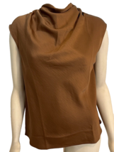 NWT Loft Brown High Neck Sleeveless Top Size Small - £22.25 GBP