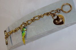 Juicy Couture Charm Bracelet with Parrot Charm (#E213)  - £117.99 GBP
