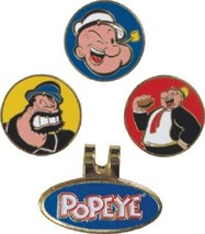 Winning Edge Popeye Hat Or Cap Clip And Magnetic Golf Ball Marker Set - £11.63 GBP