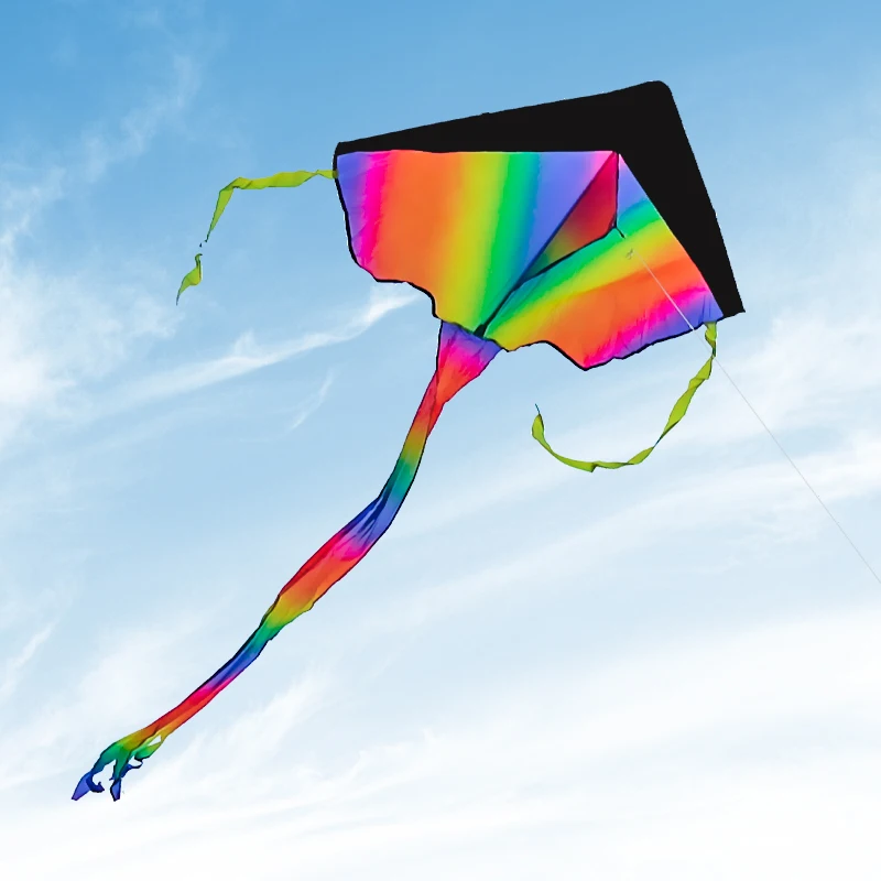 YongJian kite coloring Kite for Kids &amp; Adults with 100m Kite String Large Delta - £10.44 GBP