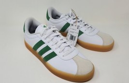 Adidas Men&#39;s VL Court 3.0 Sneakers Shoes, Cloud White / Preloved Green, Size 12 - £59.54 GBP