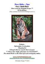 Fierce Babies - Tiger ~~ Cross Stitch Pattern - $19.95