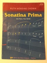 KJOS Sonatina Prima Piano Duet 4 Hands Elementary Ruth Nordine Chown Sheet Music - £7.03 GBP